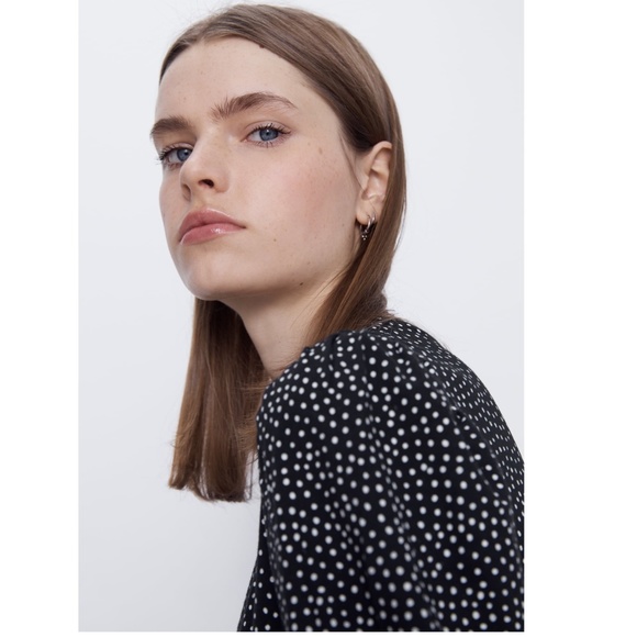 Zara Dress With Ruching TRF NWT - Picture 7 of 11